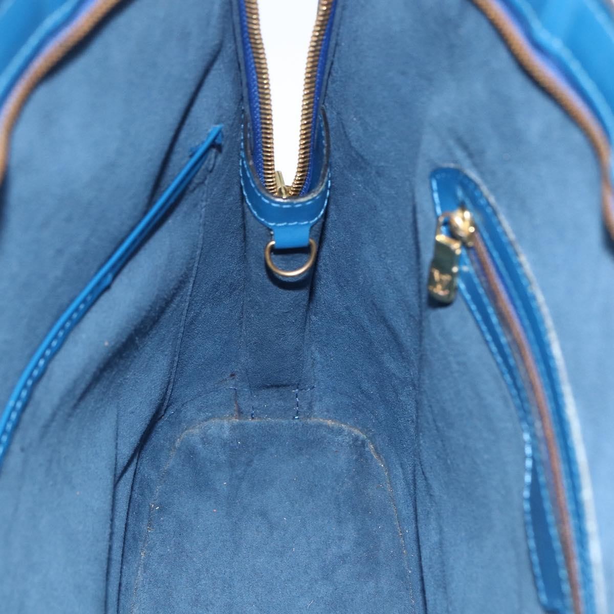 Louis Vuitton Lussac Epi Leather Blue Leather Shoulder Bag Bag (Pre-Owned)