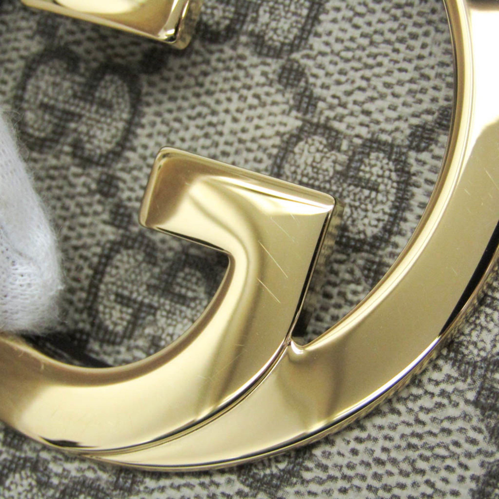 Gucci Blondie Belt Gg Coated Canvas Beige Canvas Clutche & Pouche Bag (Pre-Owned)