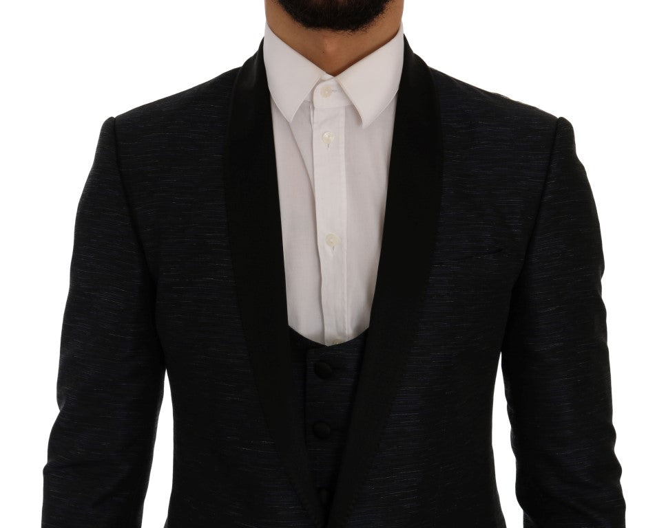 Dolce & Gabbana Blue MARTINI Slim 2 Piece Men's Blazer