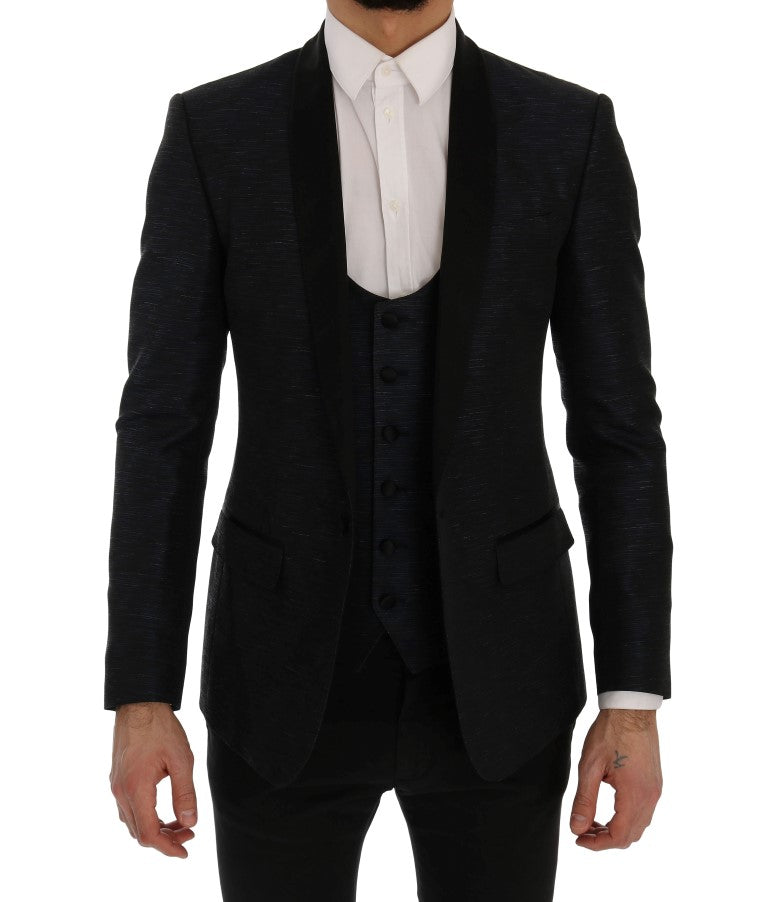 Dolce & Gabbana Blue MARTINI Slim 2 Piece Men's Blazer