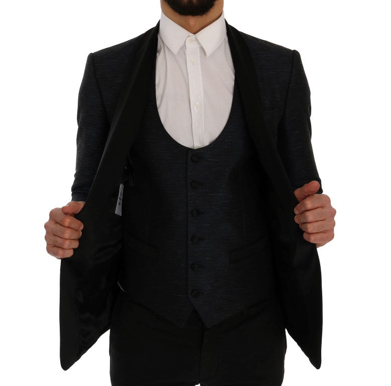 Dolce & Gabbana Blue MARTINI Slim 2 Piece Men's Blazer