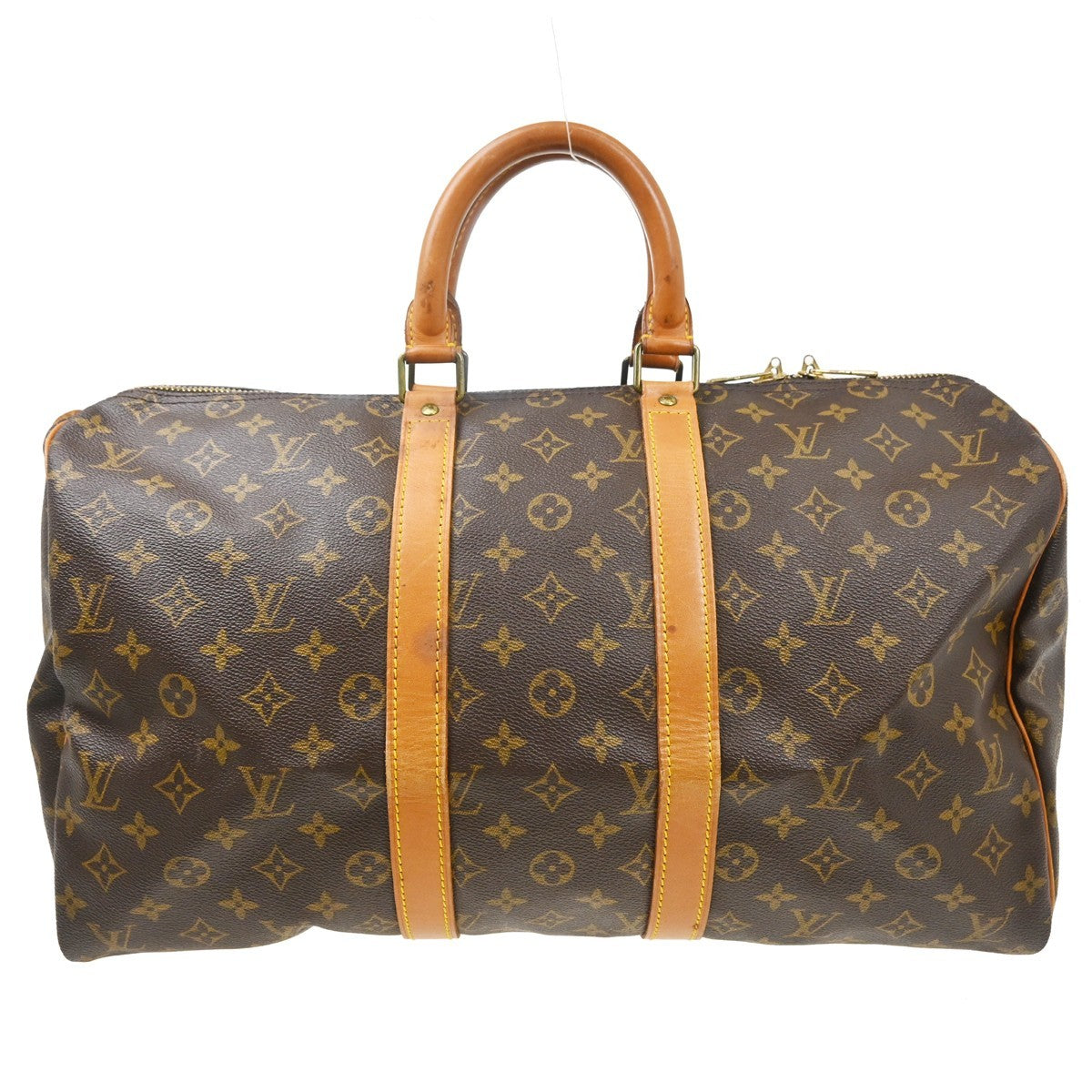 Louis Vuitton Keepall Monogram Canvas Brown Canvas Travel Bag Bag (Pre-Owned)