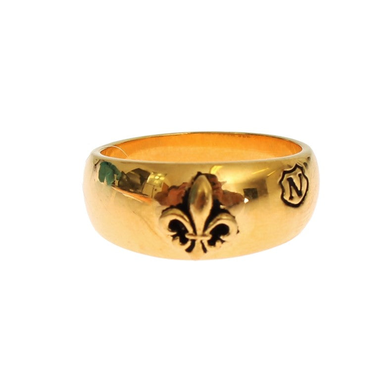 Nialaya Exclusive Gold-Plated Men's Men's Ring