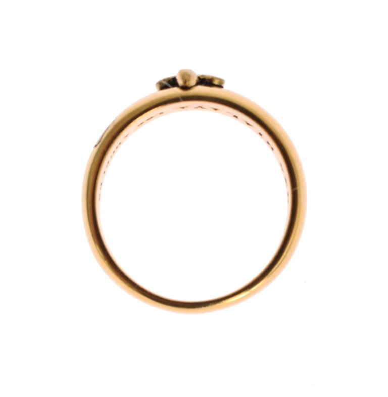 Nialaya Gold Plated 925 Silver Men's Ring