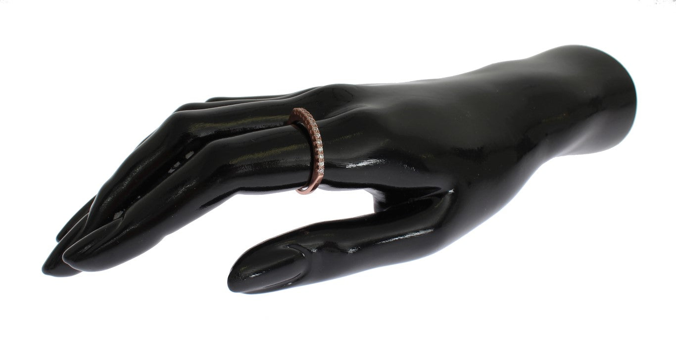 Nialaya Red Gold 925 Silver Women's Ring
