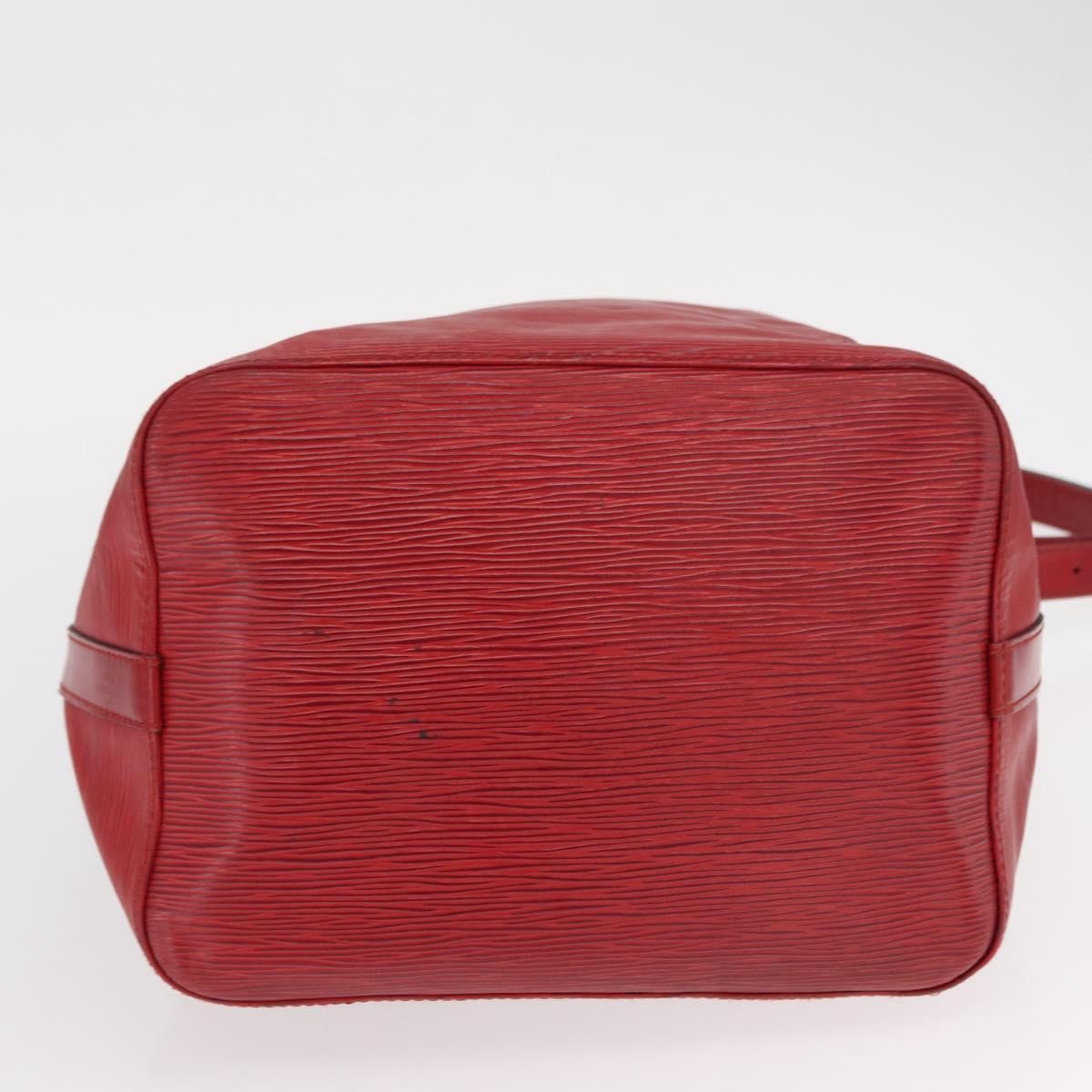 Louis Vuitton Petit Noe Epi Leather Red Leather Shoulder Bag Bag (Pre-Owned)