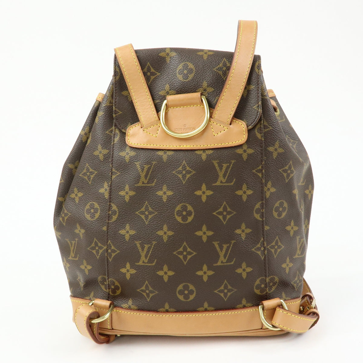 Louis Vuitton Vintage Montsouris Monogram Canvas Brown Canvas Backpack Bag (Pre-Owned)