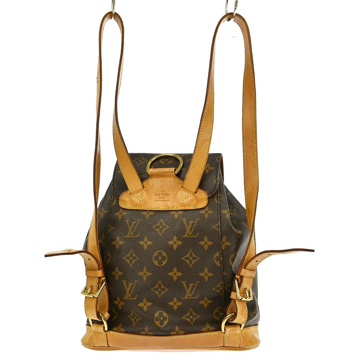 Louis Vuitton Vintage Montsouris Monogram Canvas Brown Canvas Backpack Bag (Pre-Owned)