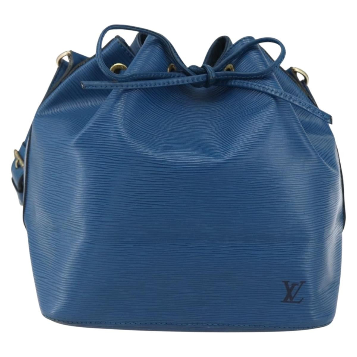 Louis Vuitton Noe Epi Leather Blue Leather Shoulder Bag Bag (Pre-Owned)