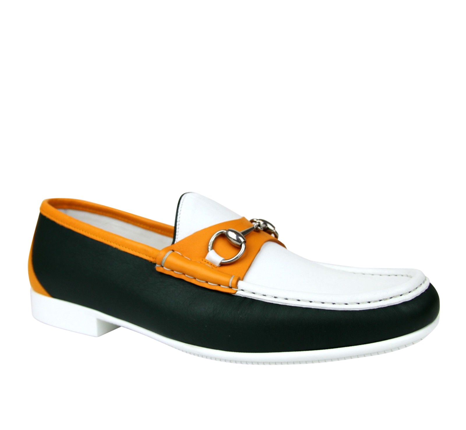 Gucci Men's Horsebit Leather Loafer Moccasin 337060 AYO70