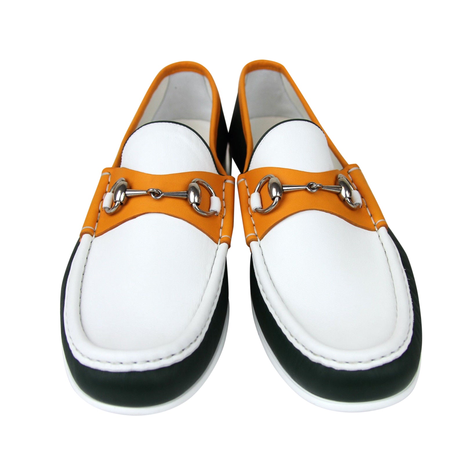 Gucci Men's Horsebit Leather Loafer Moccasin 337060 AYO70