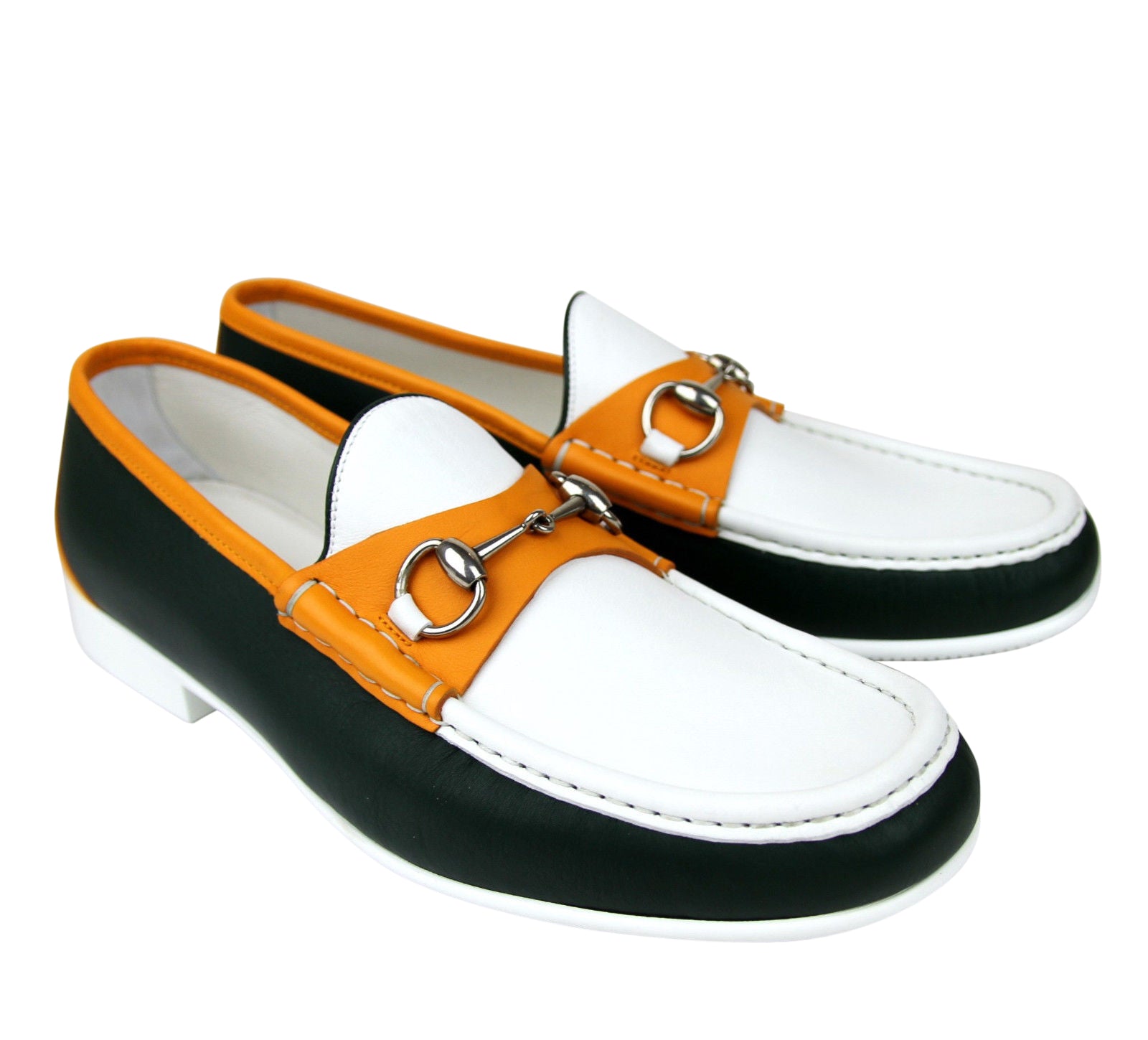 Gucci Men's Horsebit Leather Loafer Moccasin 337060 AYO70