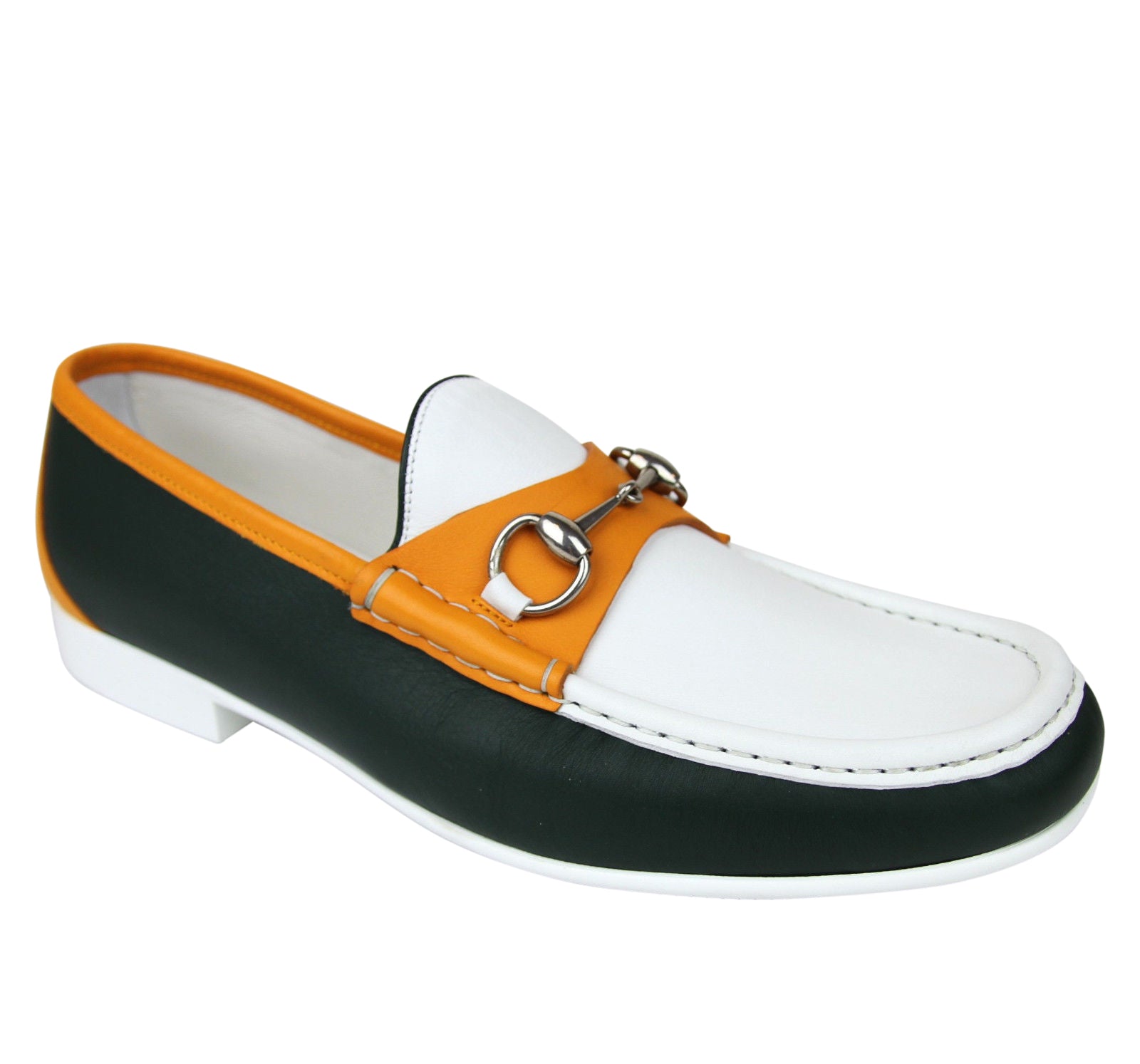 Gucci Men's Horsebit Leather Loafer Moccasin 337060 AYO70