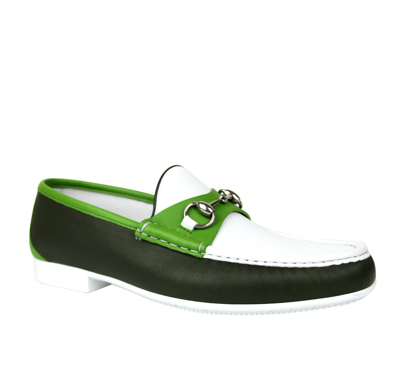 Gucci Men's Horsebit Leather Loafer Moccasin 337060 AYO70