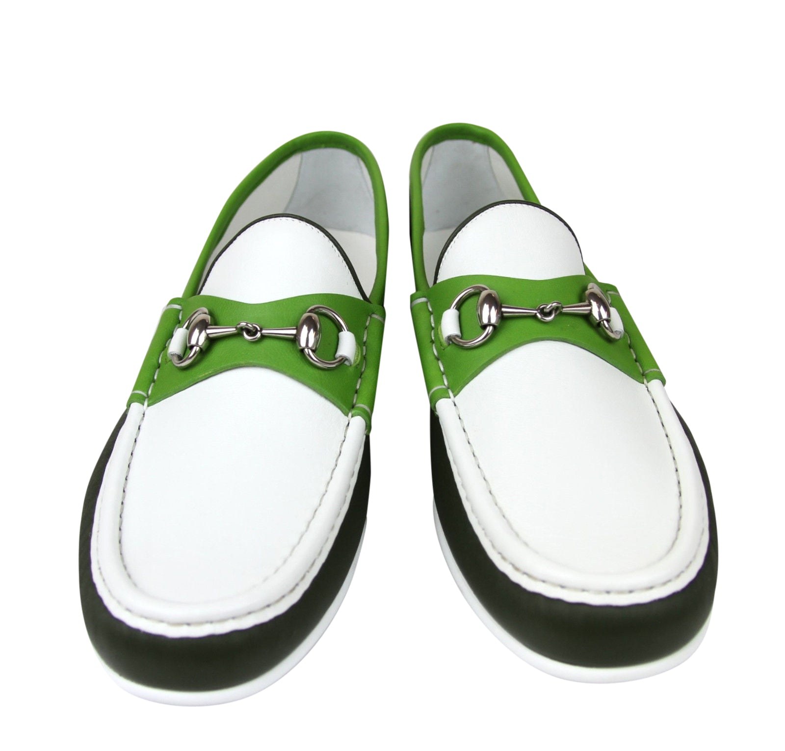 Gucci Men's Horsebit Leather Loafer Moccasin 337060 AYO70