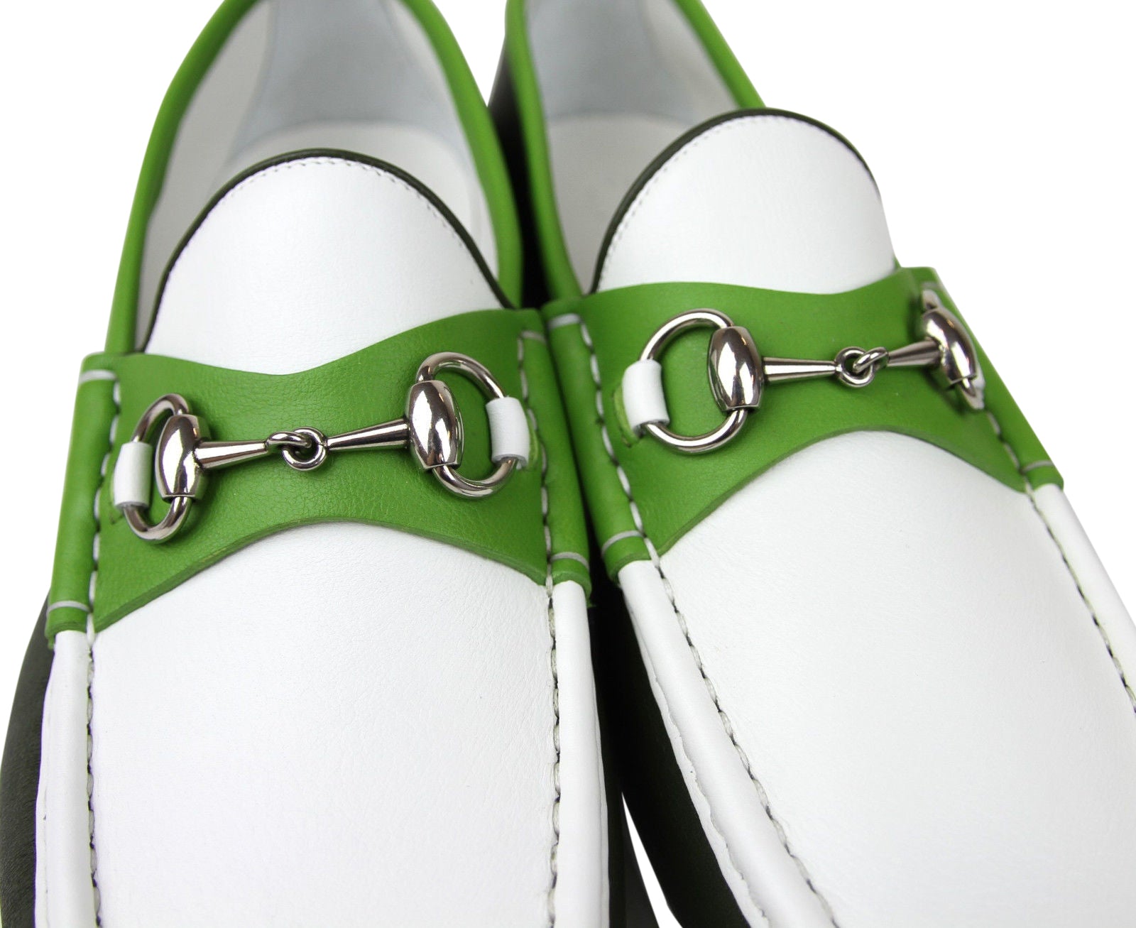 Gucci Men's Horsebit Leather Loafer Moccasin 337060 AYO70