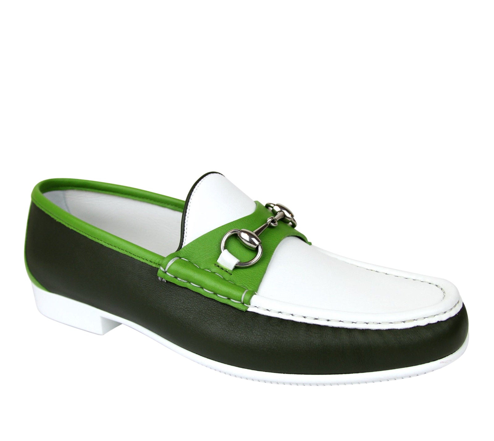 Gucci Men's Horsebit Leather Loafer Moccasin 337060 AYO70