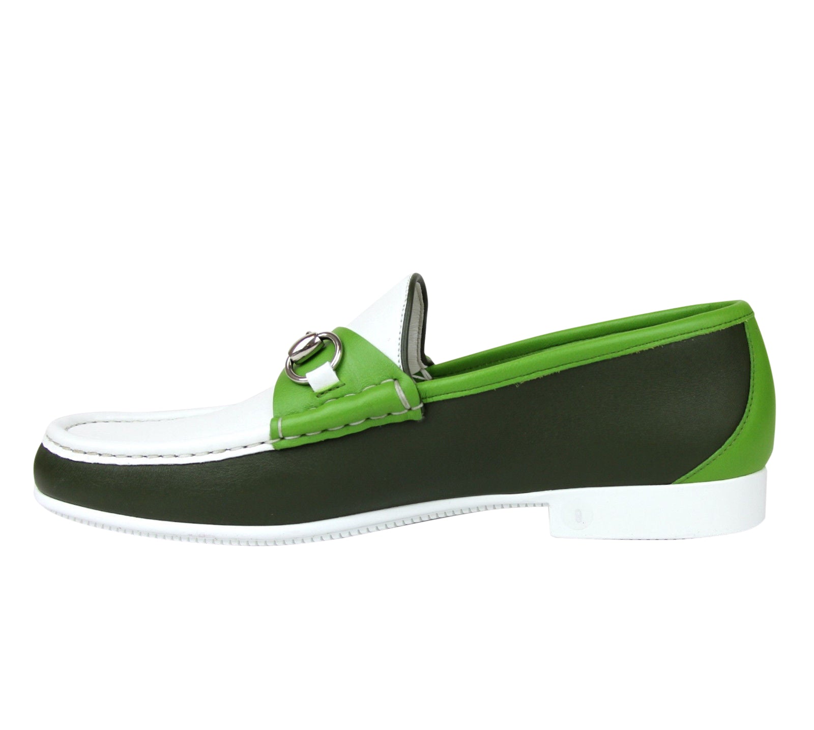 Gucci Men's Horsebit Leather Loafer Moccasin 337060 AYO70