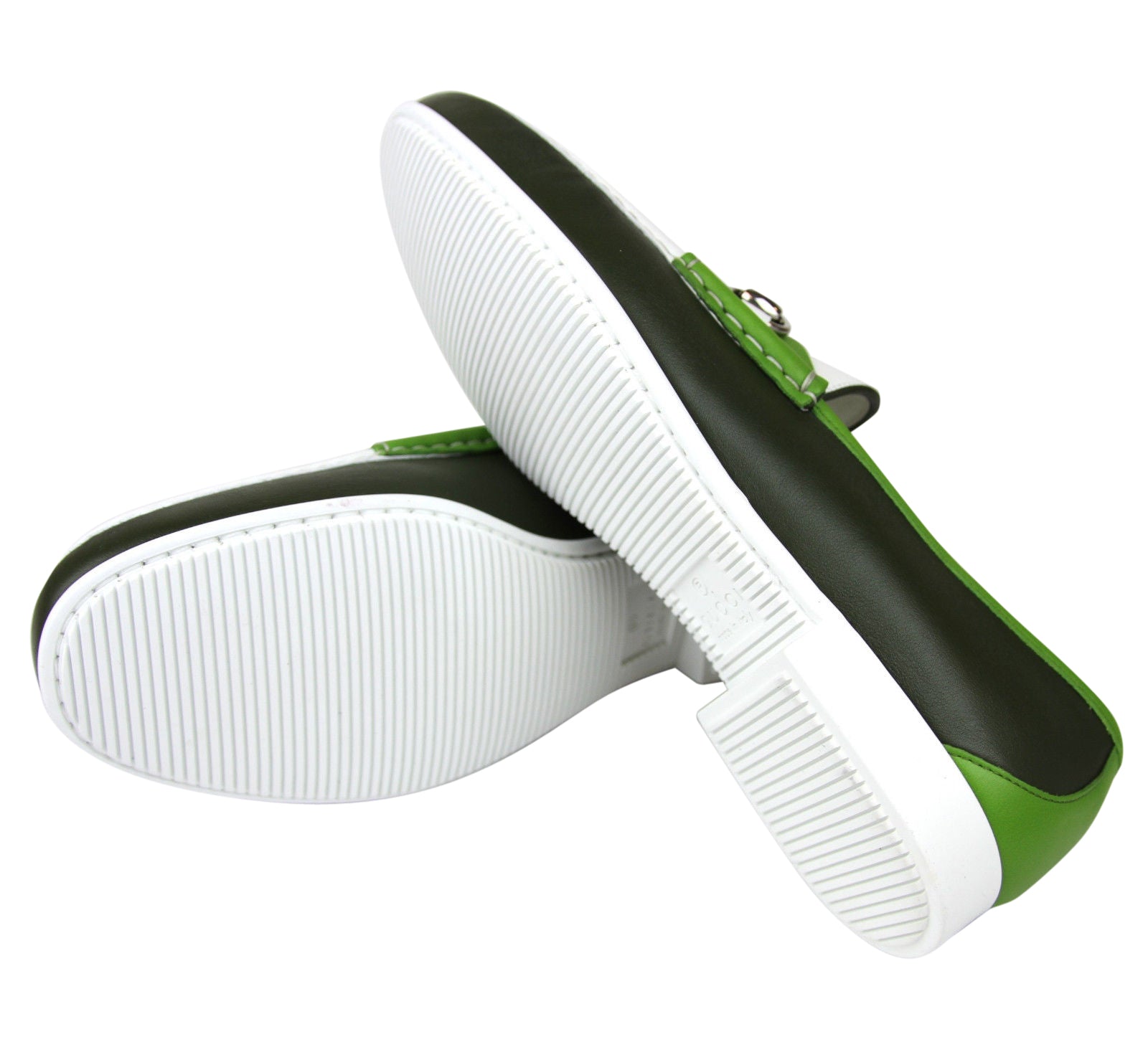 Gucci Men's Horsebit Leather Loafer Moccasin 337060 AYO70