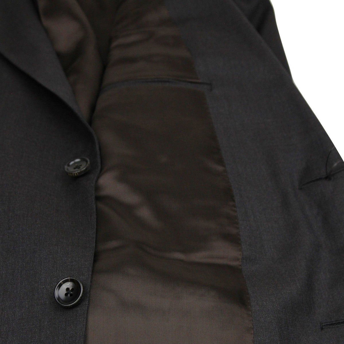 Gucci Men's Signoria Dark Brown Wool 2 Buttons Jacket