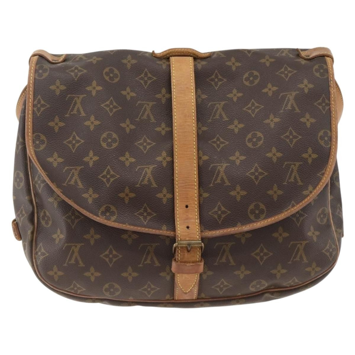 Louis Vuitton Saumur Monogram Canvas Multicolour Canvas Shoulder Bag Bag (Pre-Owned)