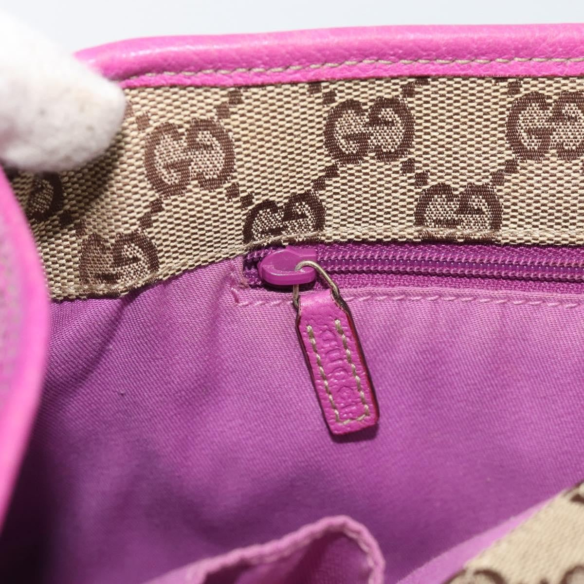 Gucci Abbey Leather Pink Leather Shoulder Bag Bag (Pre-Owned)