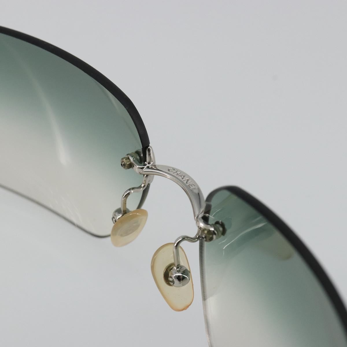 Chanel Logo Cc Metal Green Metal Sunglasse Accessory (Pre-Owned)