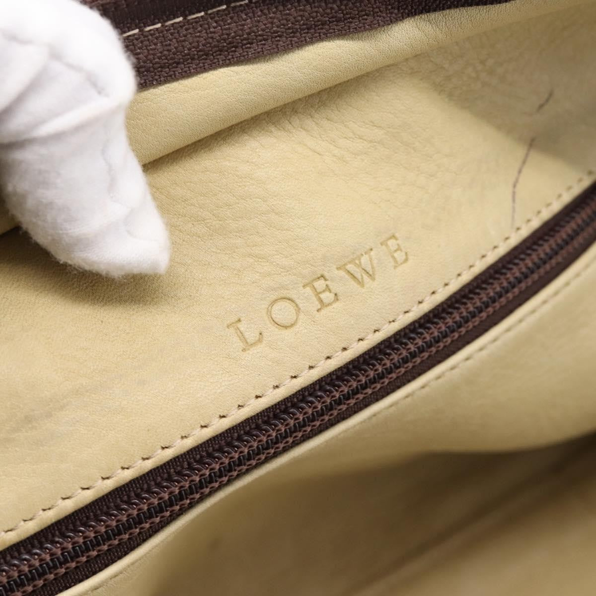Loewe Amazona Suede Beige Suede Handbag (Pre-Owned)