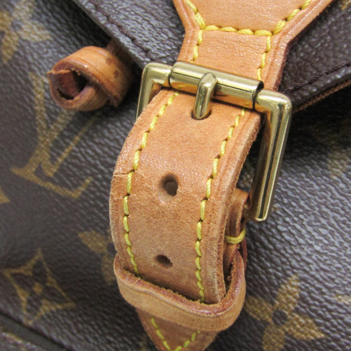 Louis Vuitton Vintage Montsouris Monogram Canvas Brown Canvas Backpack Bag (Pre-Owned)