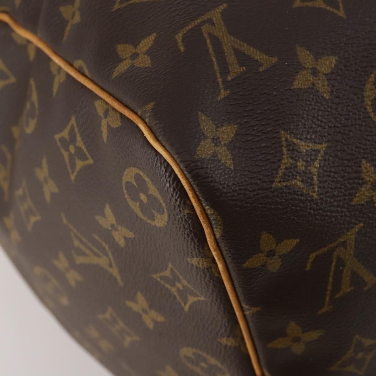 Louis Vuitton Keepall Monogram Canvas Brown Canvas Travel Bag Bag (Pre-Owned)