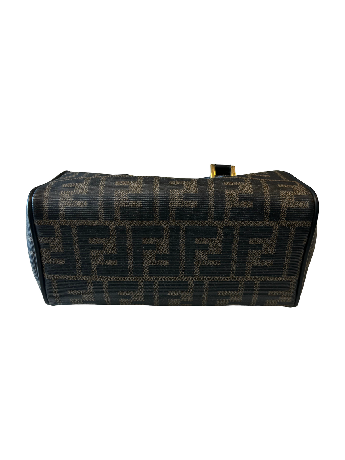 Fendi Zucca Canvas Brown Canvas Handbag (Pre-Owned)