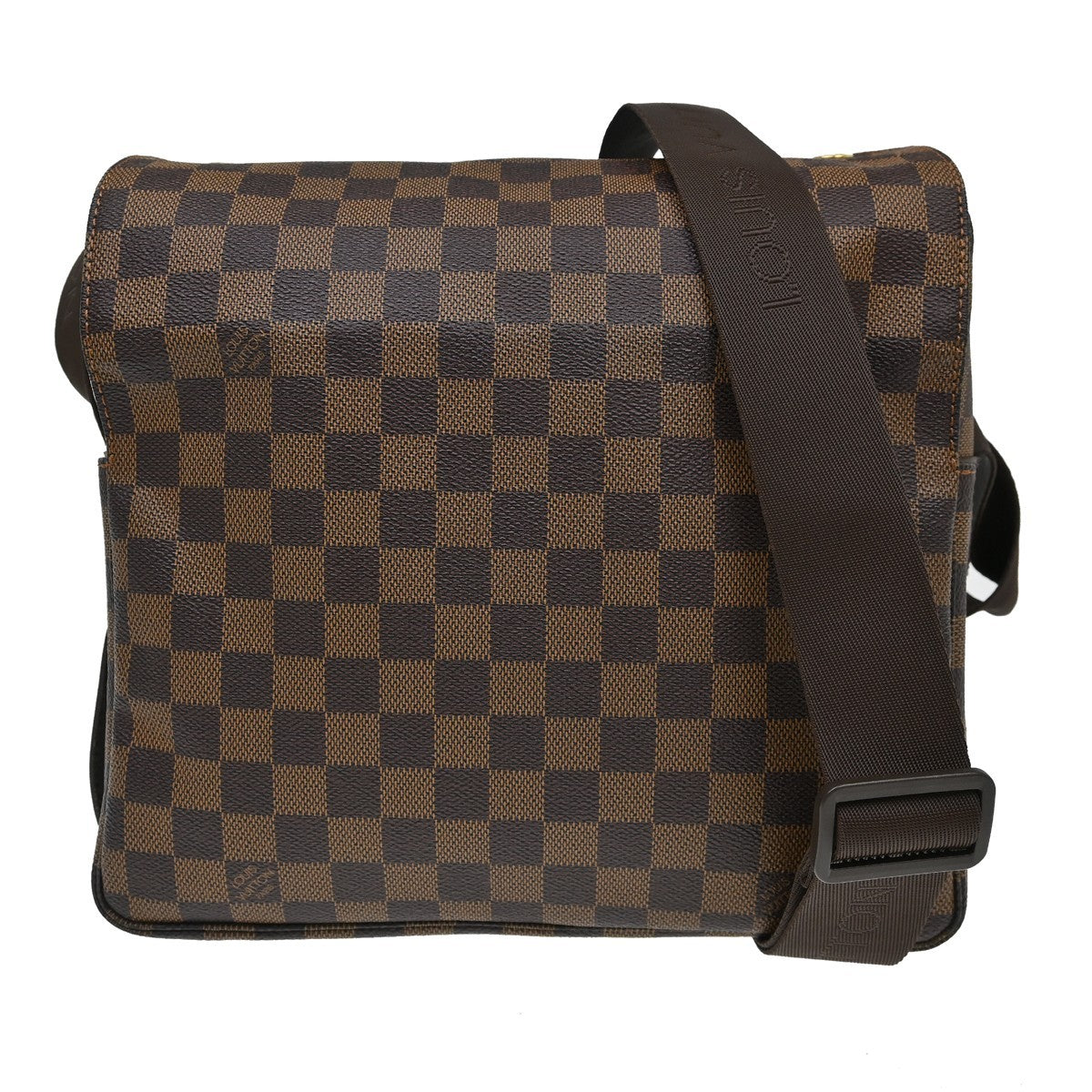 Louis Vuitton Naviglio Damier Brown Canvas Shoulder Bag Bag (Pre-Owned)