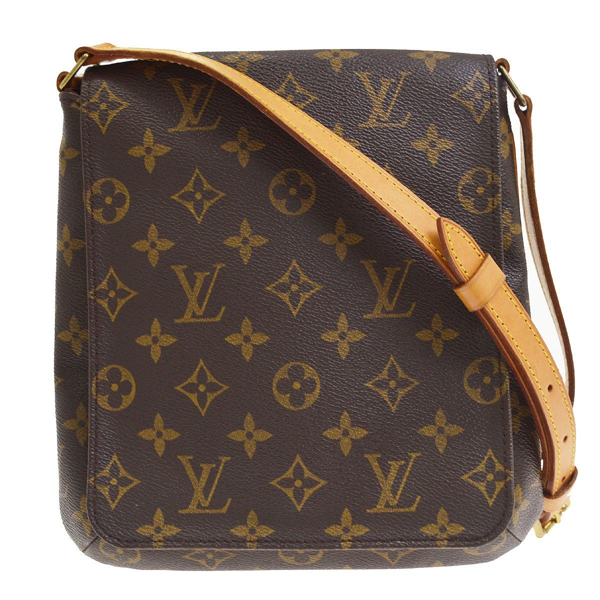 Louis Vuitton Musette Salsa Monogram Canvas Brown Canvas Shoulder Bag Bag (Pre-Owned)