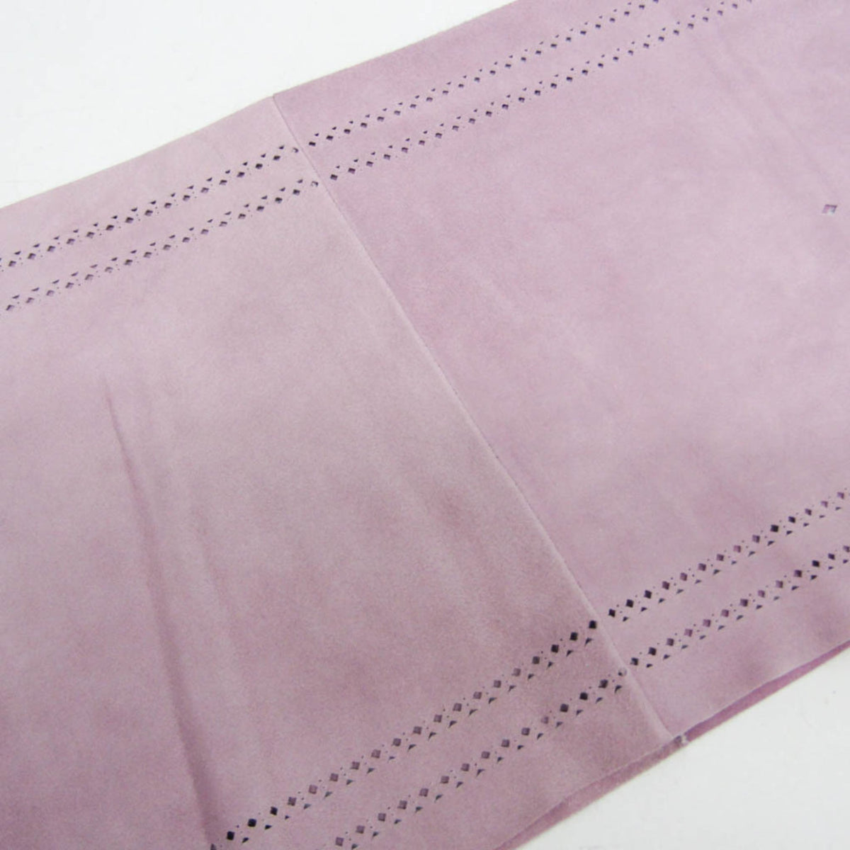 Loewe Scarf Suede Purple Leather Scarve & Shawl Accessory (Pre-Owned)