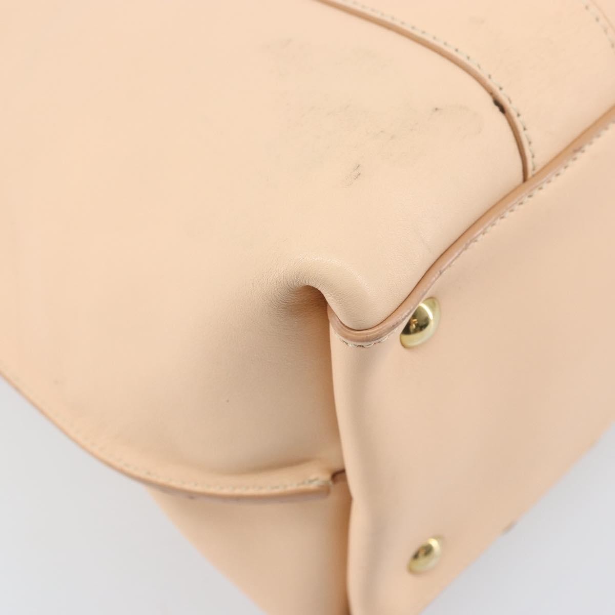 Salvatore Ferragamo Sookie Satchel Leather Pink Leather Handbag (Pre-Owned)