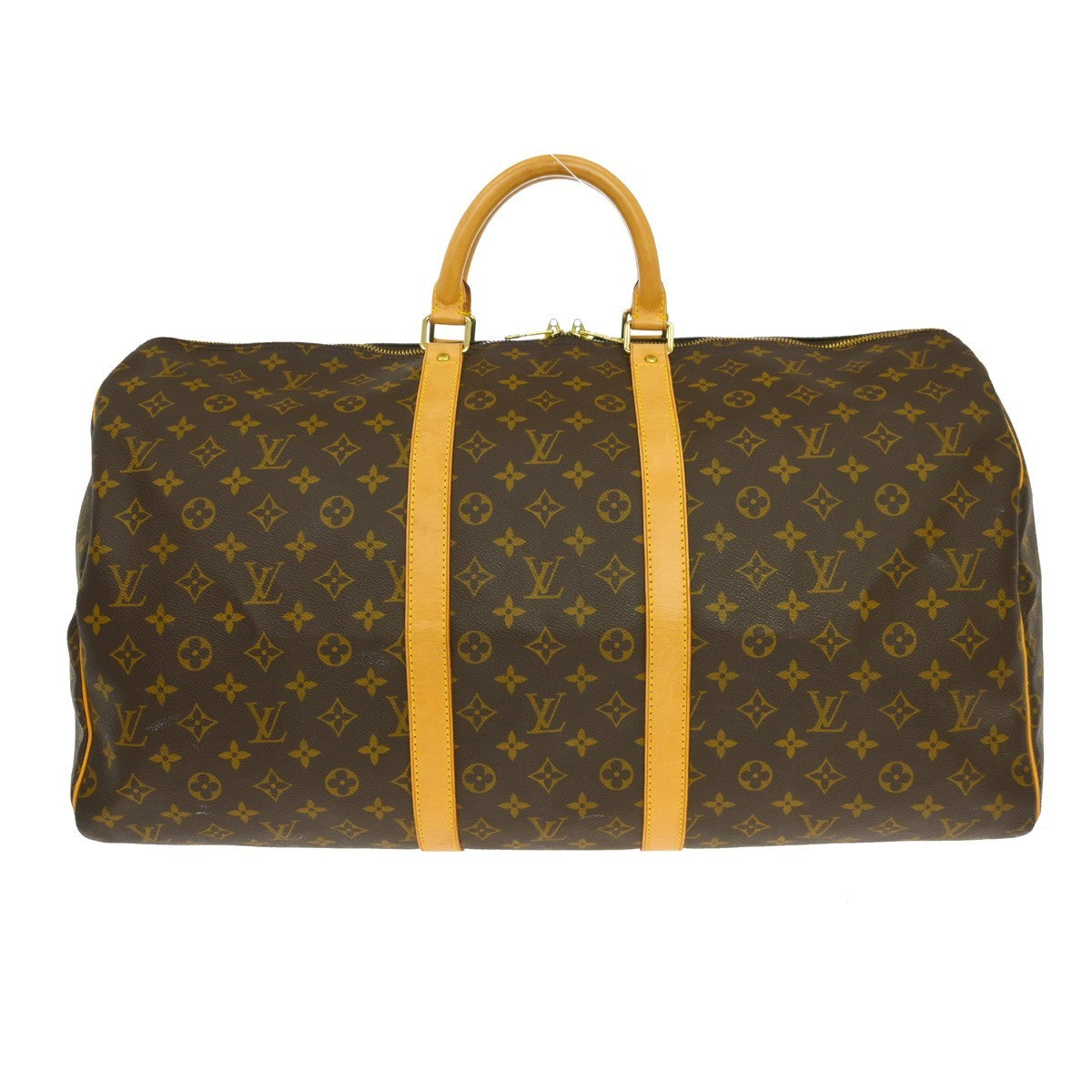 Louis Vuitton Keepall Monogram Canvas Brown Canvas Travel Bag Bag (Pre-Owned)