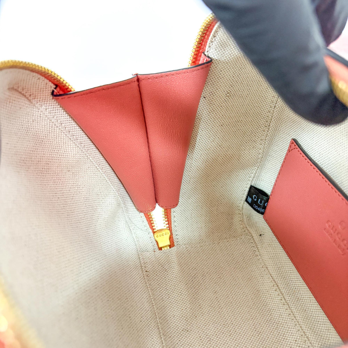 Gucci Blondie Nm Top Handle Leather Pink Leather Handbag (Pre-Owned)