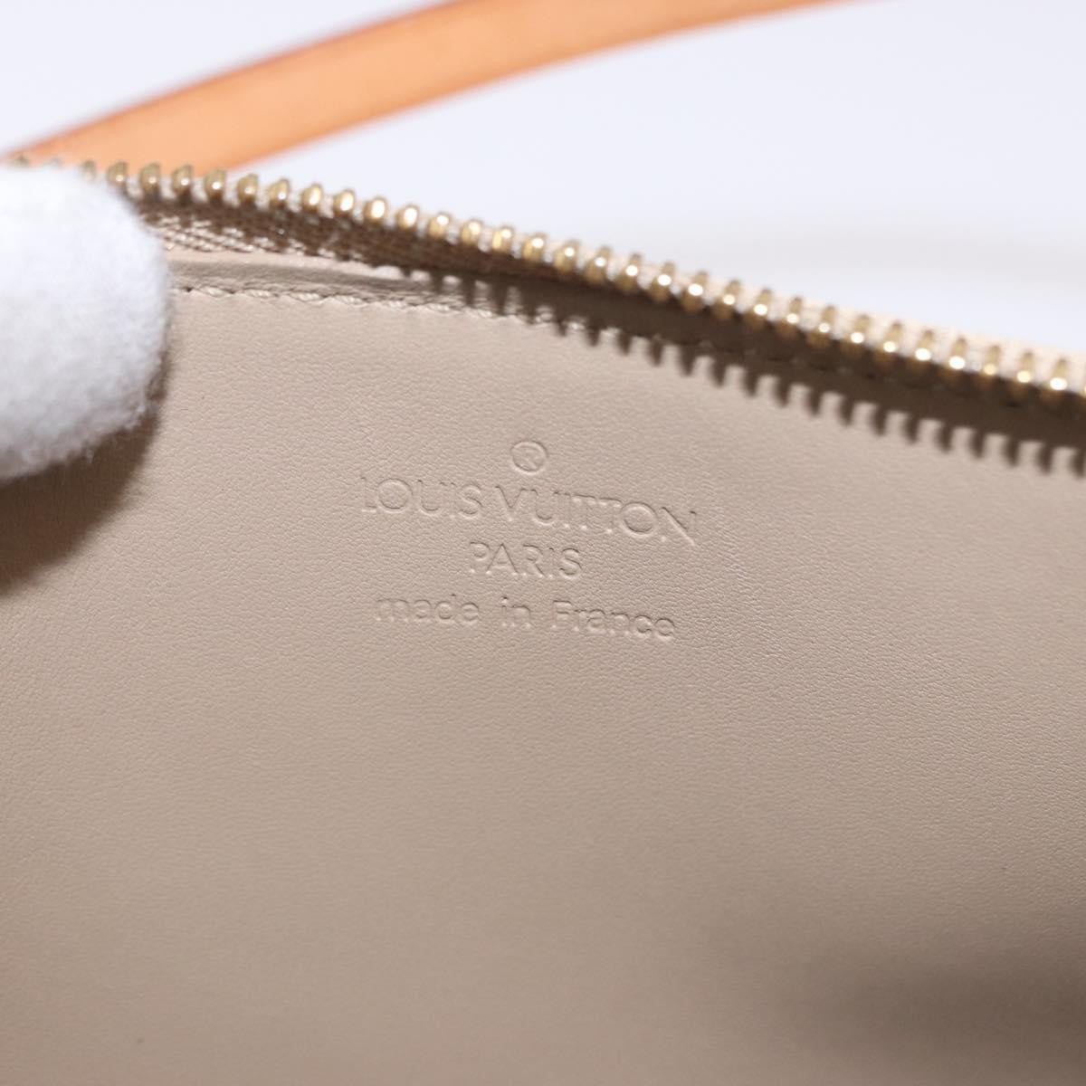Louis Vuitton Lexington Pochette Patent Leather Beige Patent_Leather Clutche & Pouche Bag (Pre-Owned)