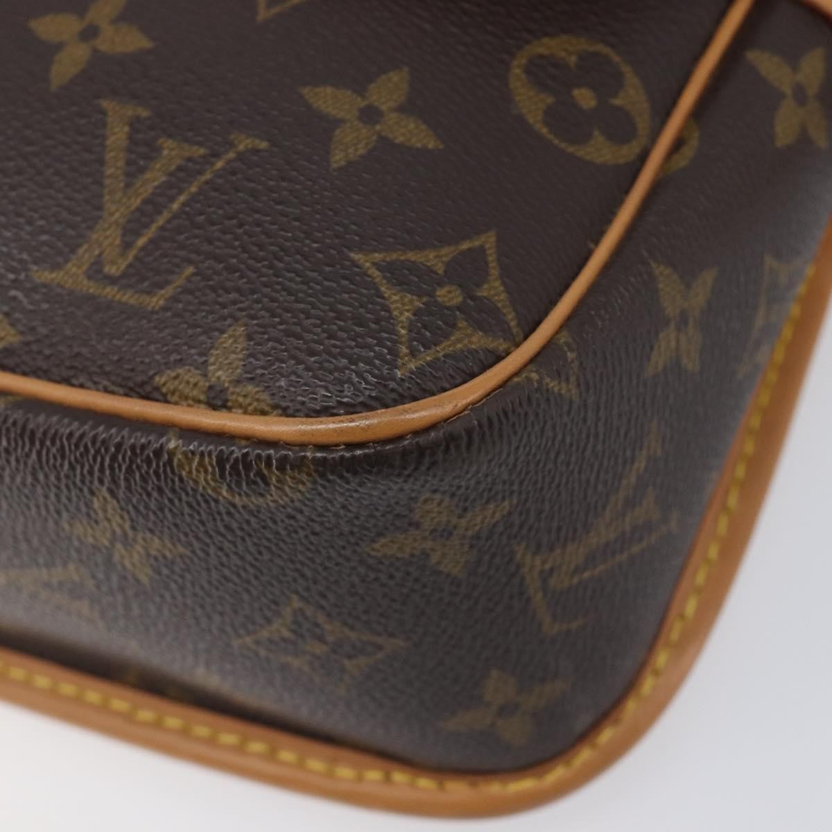 Louis Vuitton Sologne Monogram Canvas Brown Canvas Handbag (Pre-Owned)