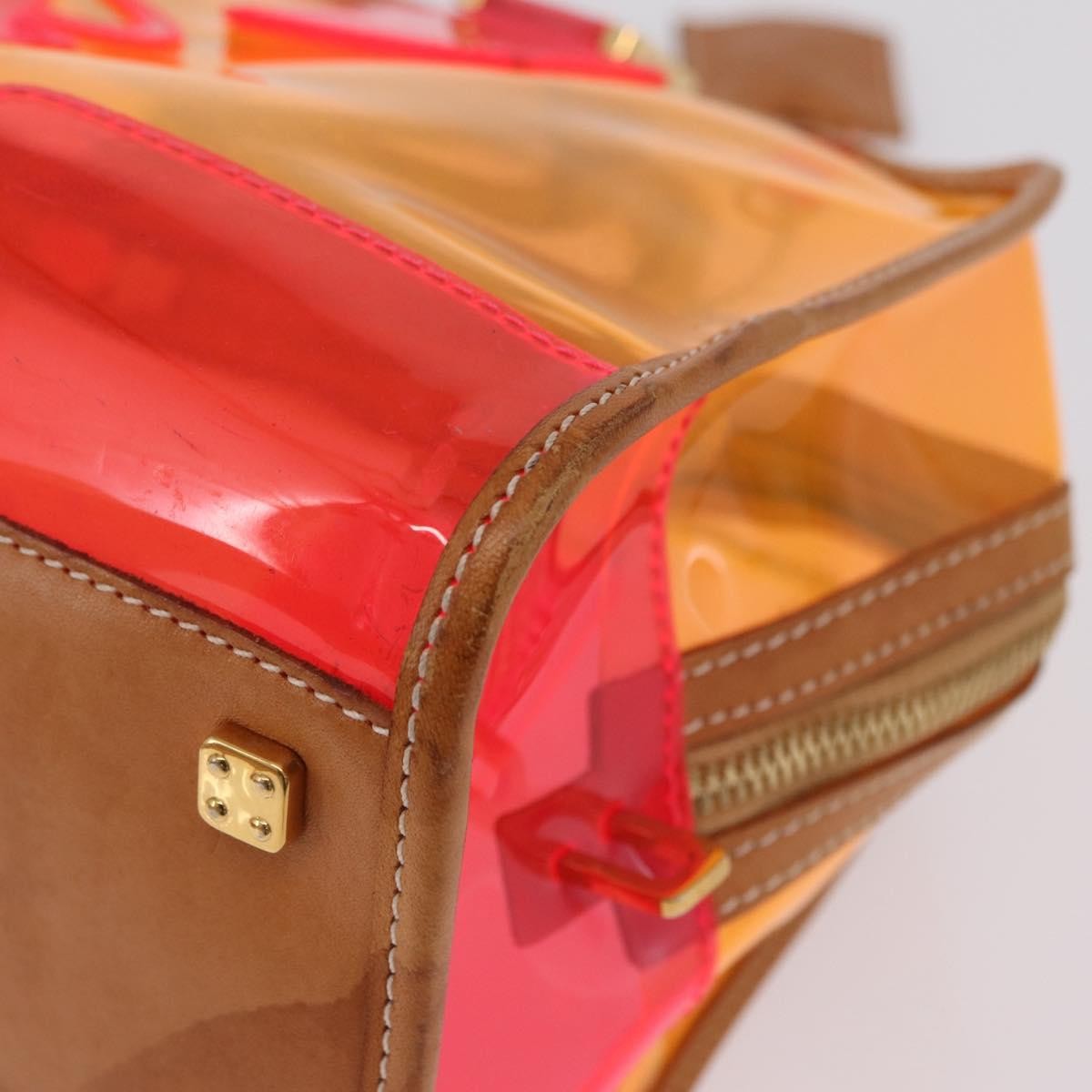 Loewe Amazona Pvc Orange Plastic_Glass Handbag (Pre-Owned)