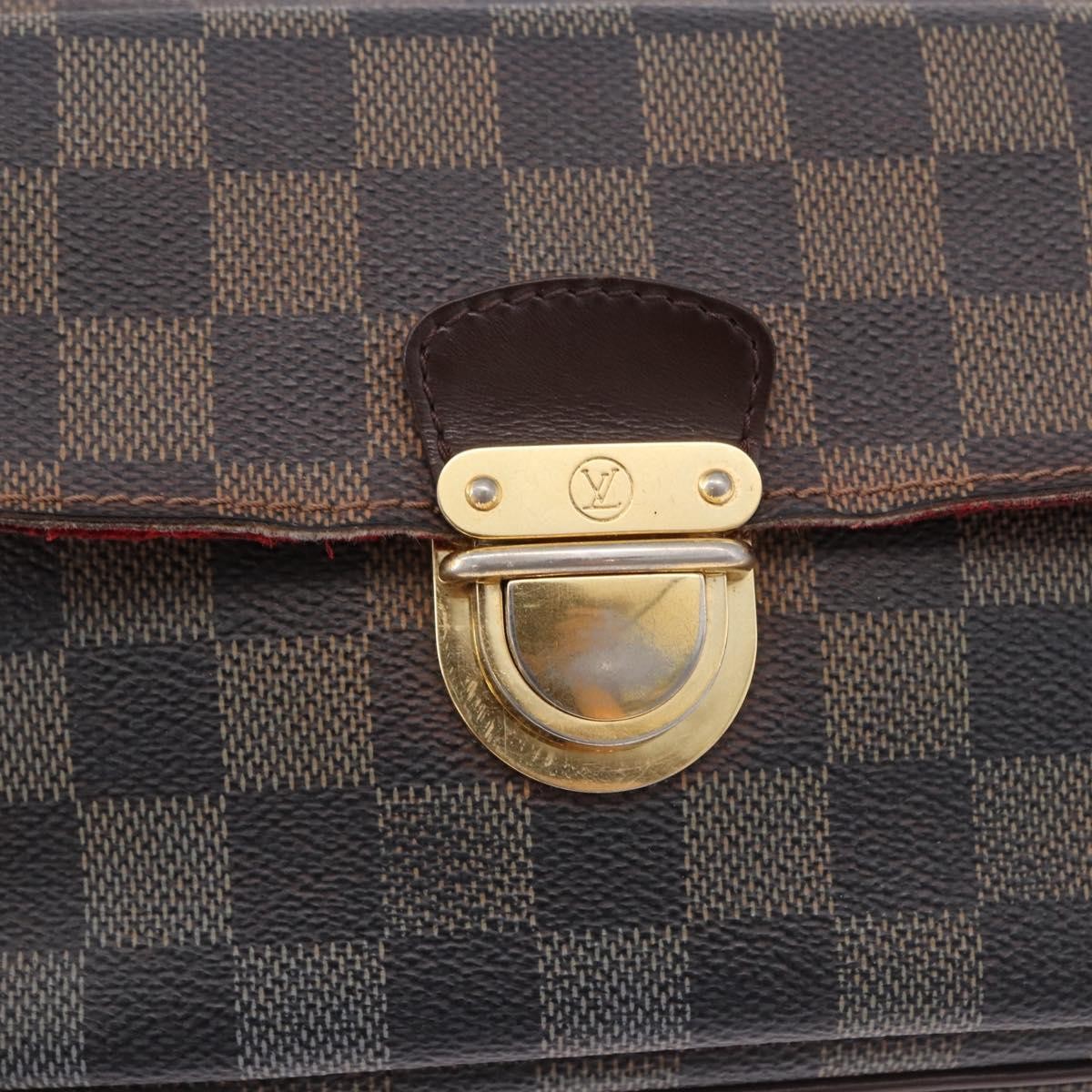 Louis Vuitton Ravello Damier Ebene Brown Canvas Shoulder Bag Bag (Pre-Owned)