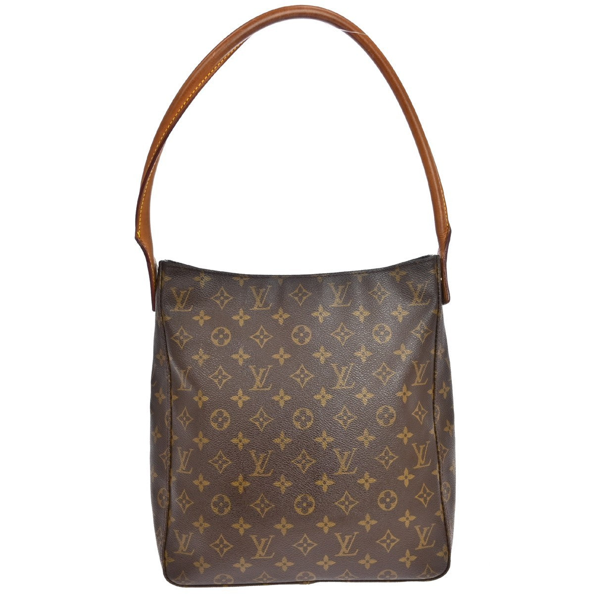 Louis Vuitton Looping Monogram Canvas Brown Canvas Handbag (Pre-Owned)