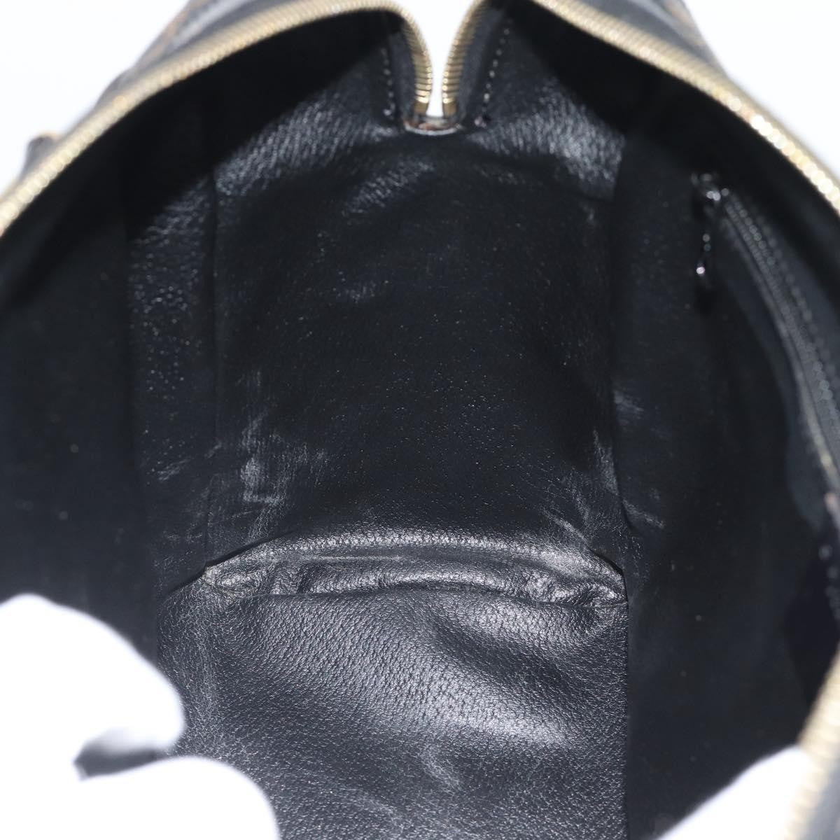 Celine Macadam Macadam With Leather Black Canvas Tote Bag Bag (Pre-Owned)