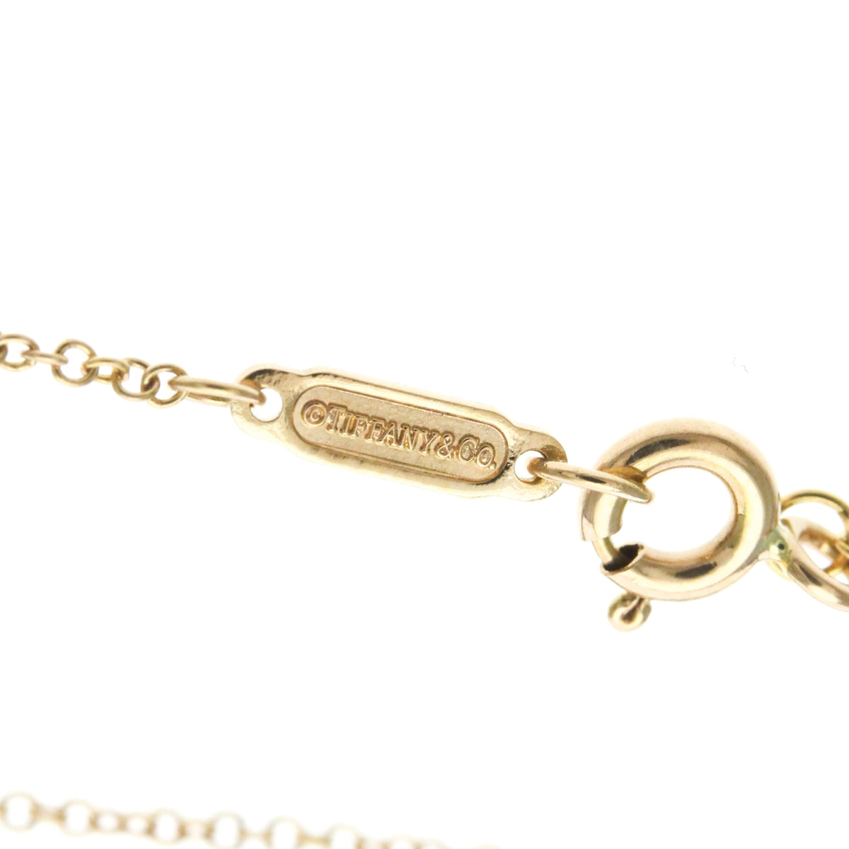 Tiffany & Co. Elsa Peretti Open Heart Pendant 18K Rose Gold Gold Pink_Gold Necklace Jewelry (Pre-Owned)
