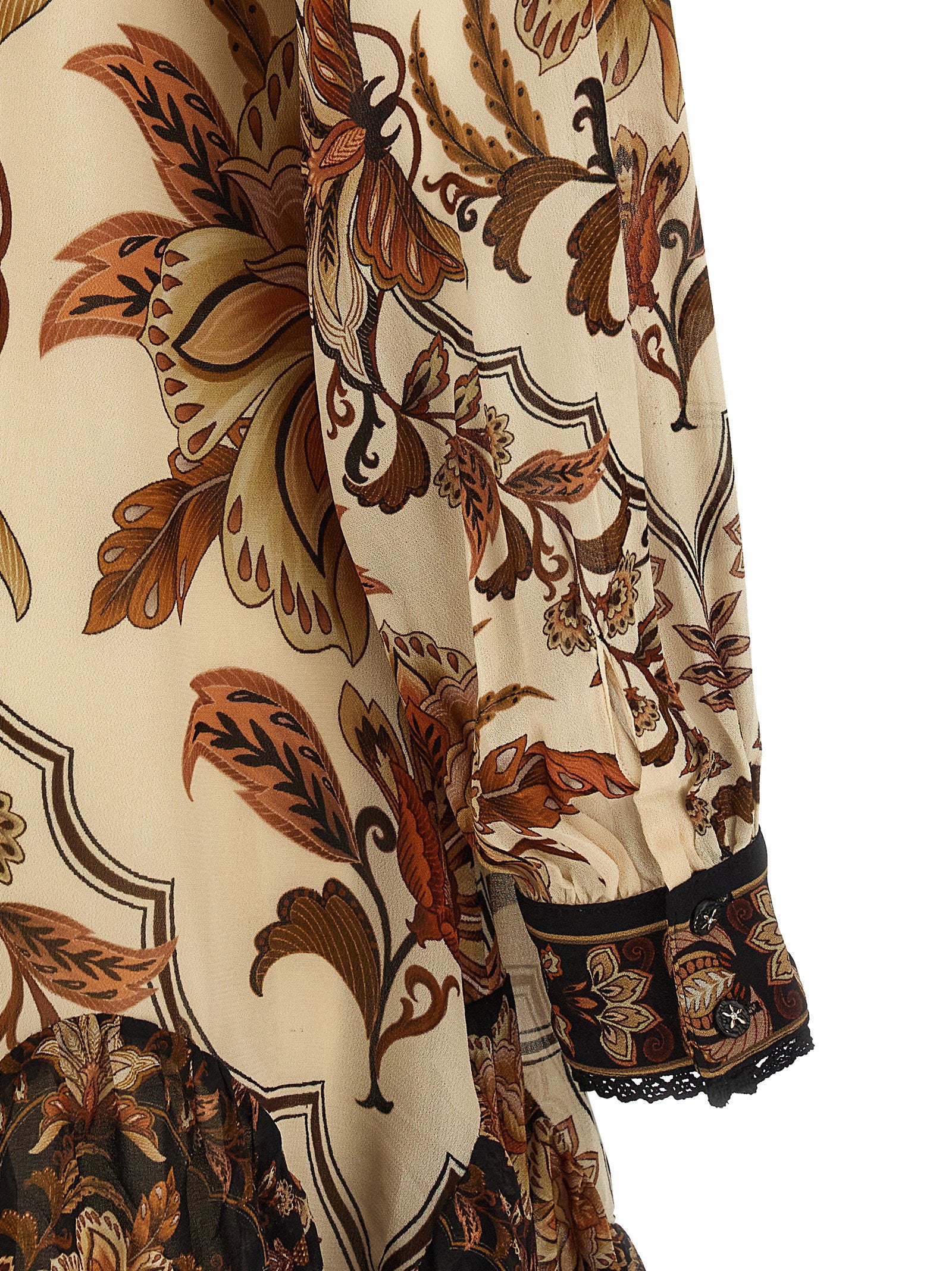 Farm Rio Women's Majestic Garden Sand Dress