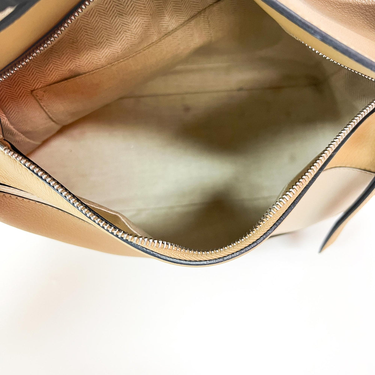 Loewe Puzzle Patchwork Leather Brown Calfskin Handbag (Pre-Owned)