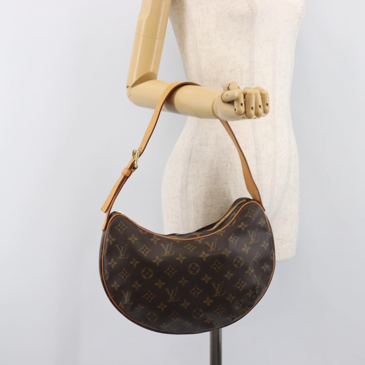 Louis Vuitton Croissant Monogram Brown Canvas Shoulder Bag Bag (Pre-Owned)