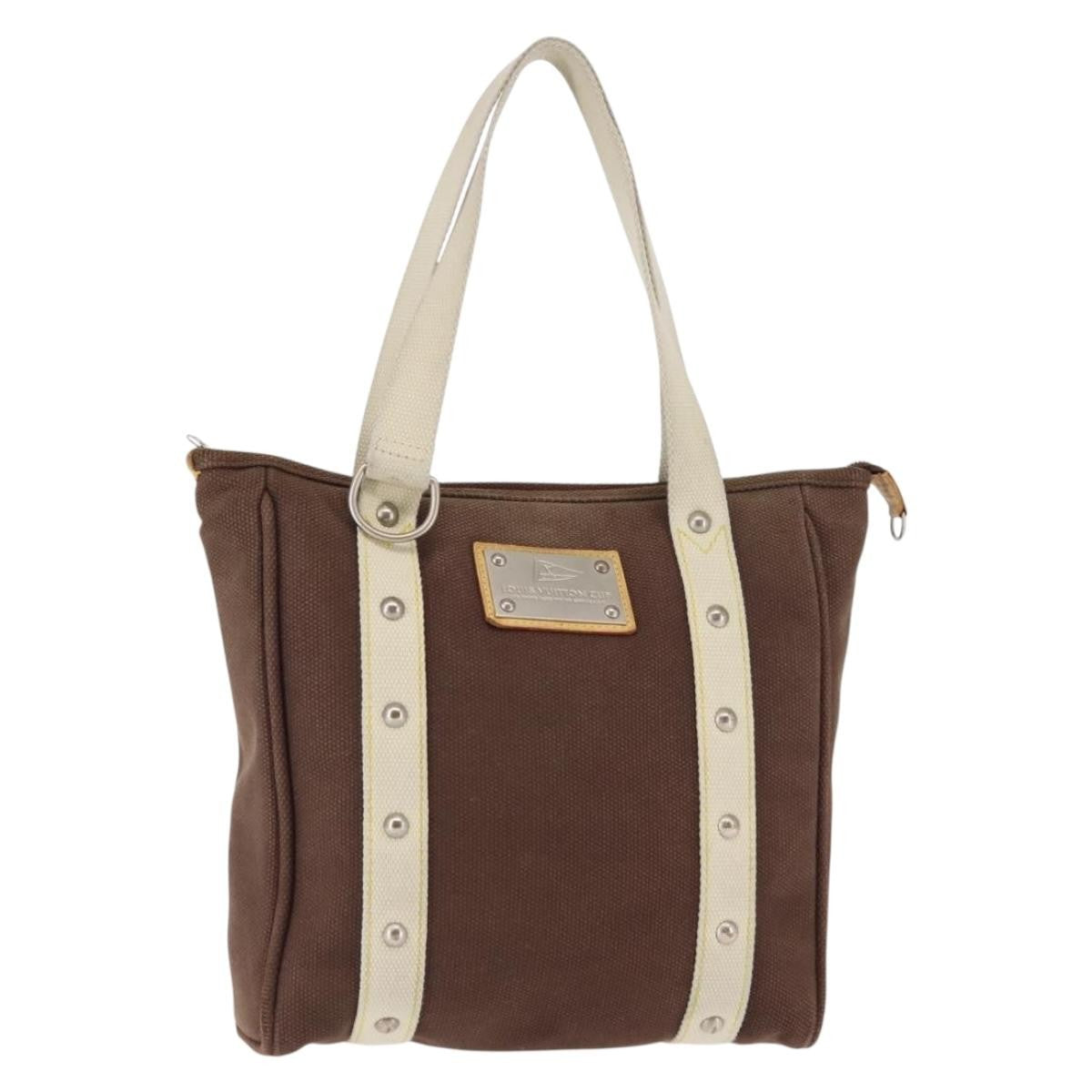 Louis Vuitton Antigua Canvas Brown Canvas Tote Bag Bag (Pre-Owned)