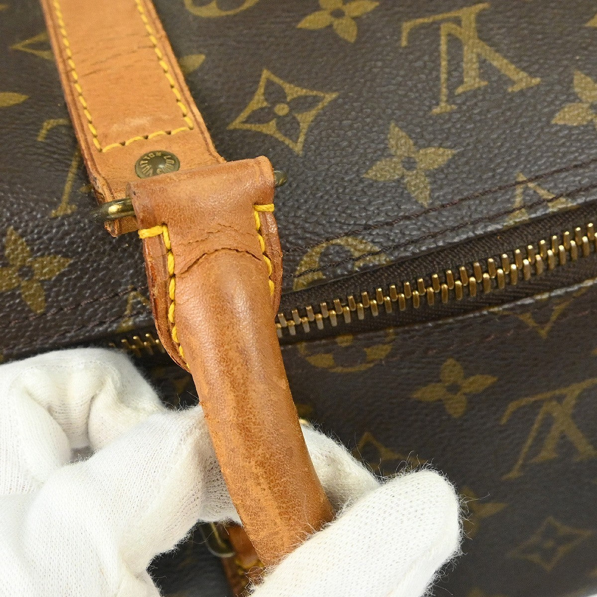 Louis Vuitton Keepall Monogram Canvas Brown Canvas Travel Bag Bag (Pre-Owned)