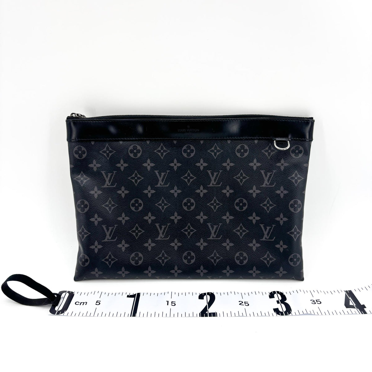 Louis Vuitton Discovery Pochette Monogram Eclipse Canvas Black Canvas Clutche & Pouche Bag (Pre-Owned)